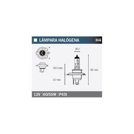 Lámpara  OSRAM 64193 H4